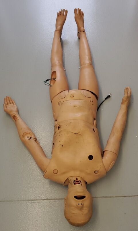 Laerdal Simman Training Manikin Full Size Body~ Nurse  Medical Training Sim Man