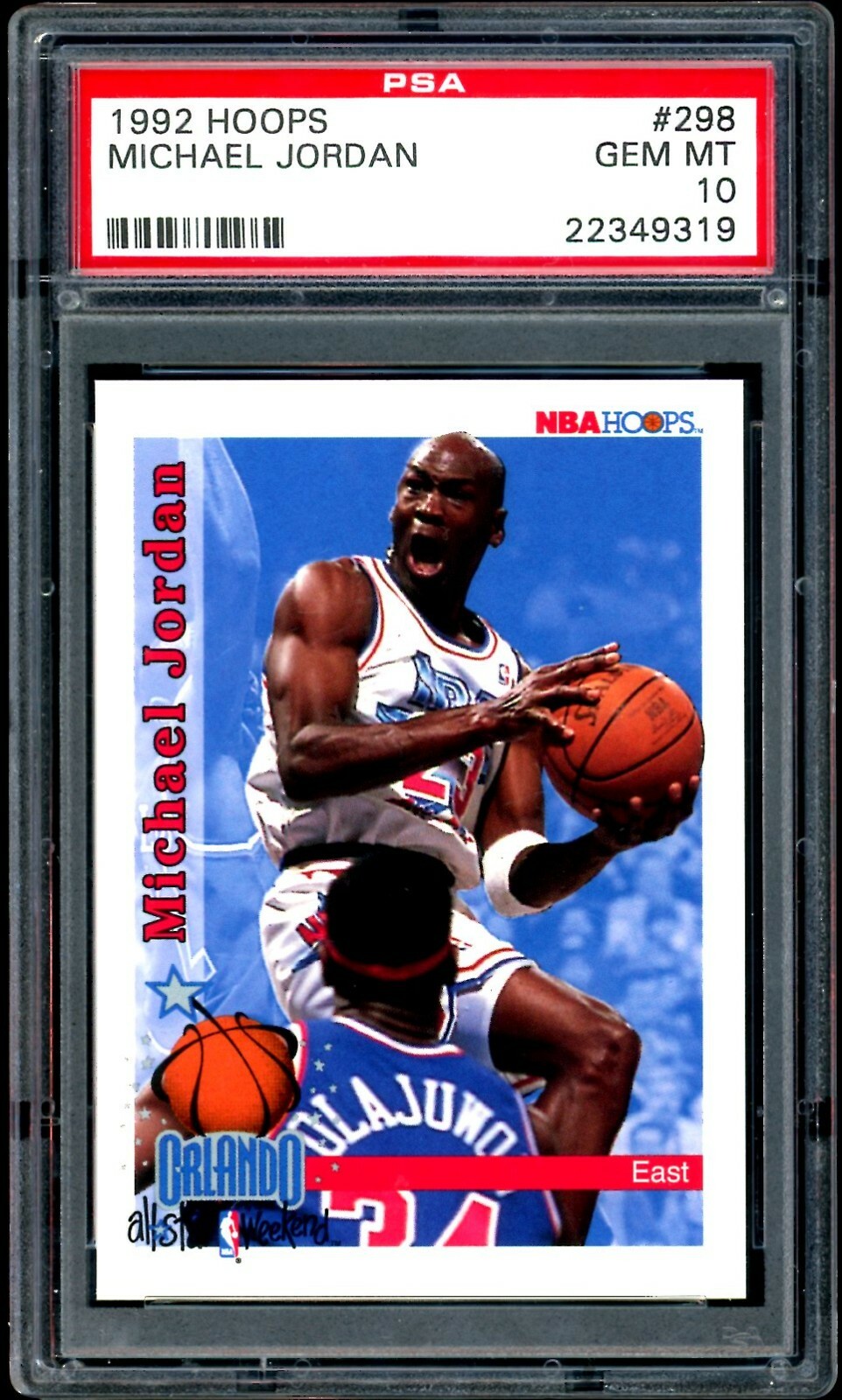 Michael Jordan 1992 Skybox NBA Hoops All-Star Weekend #298 Michael Jordan 1992 Skybox NBA Hoops All-Star Weekend #298
