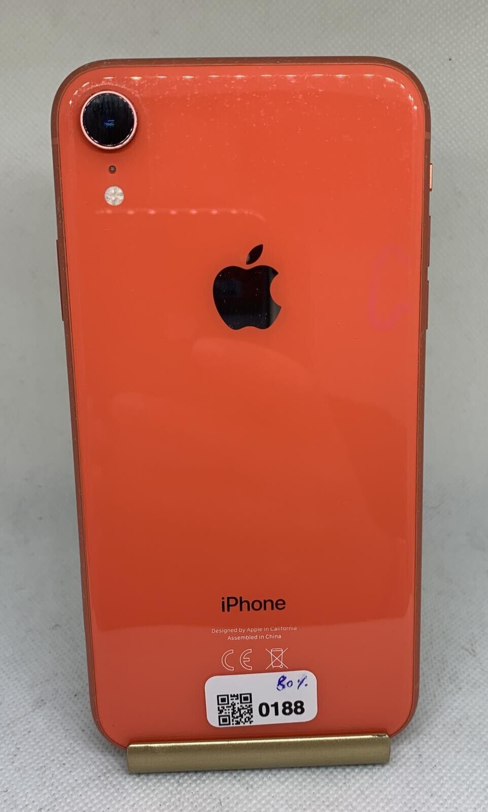 Apple iPhone XR - 64GB - Unlocked - Colour Orange- Good Apple iPhone XR - 64GB - Unlocked - Colour Orange- Good