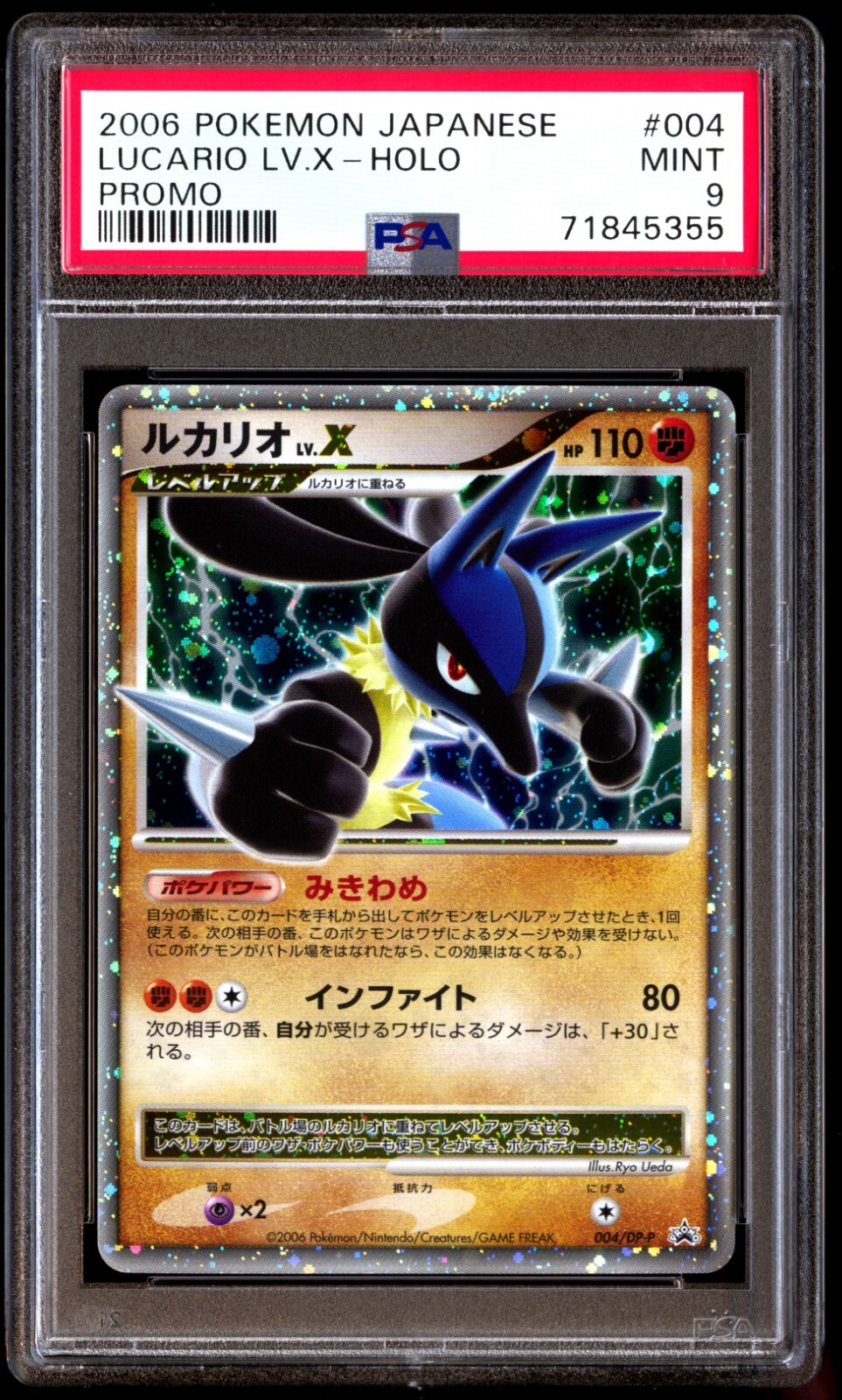 ルカリオ 106/BW-P Lucario-Holo ： 「サイコドライブ」「ヘイル