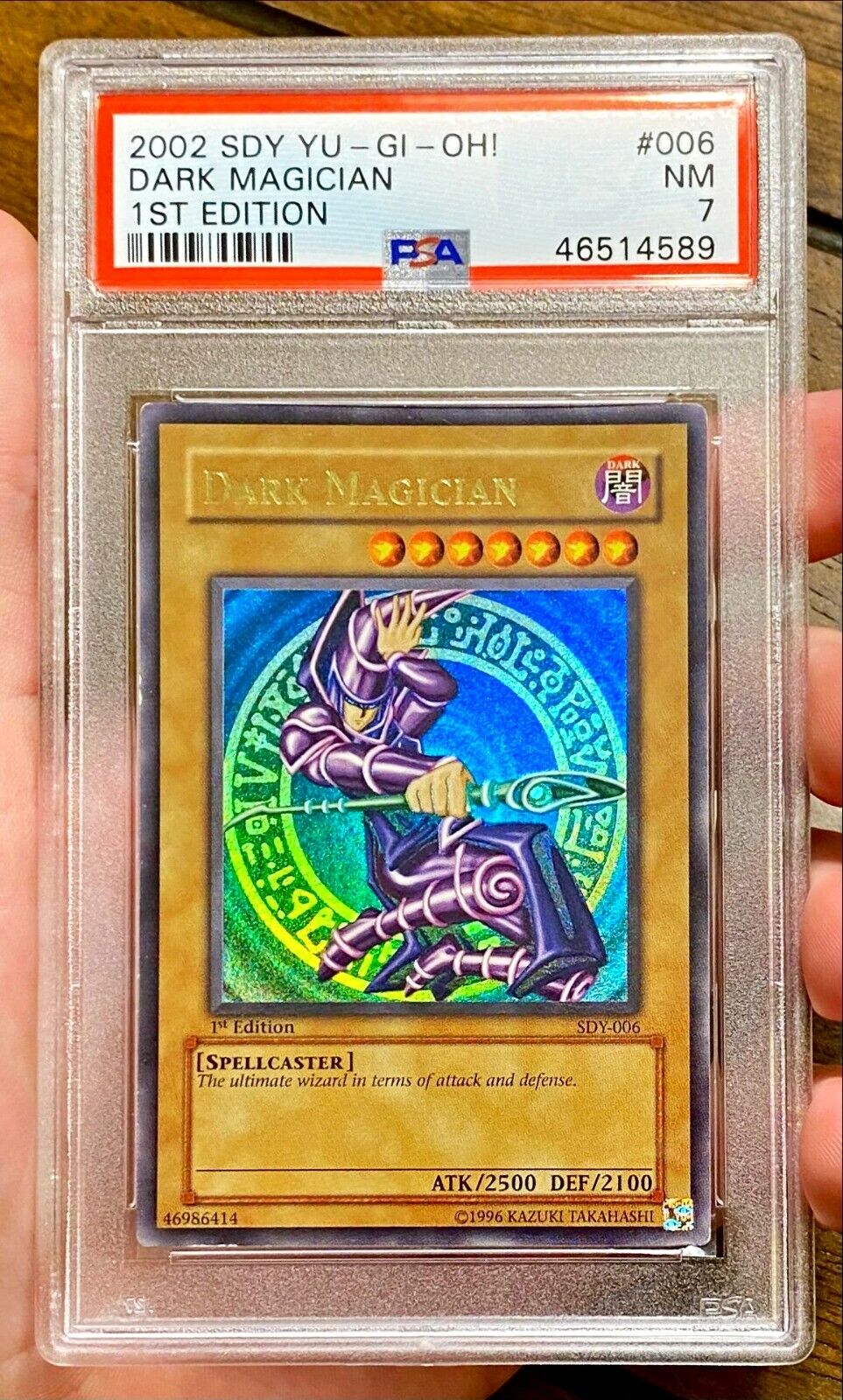 2002 Yu-Gi-Oh! DARK MAGICIAN 1st Edition SDY-006 English 2002 Yu-Gi-Oh! DARK MAGICIAN 1st Edition SDY-006 English