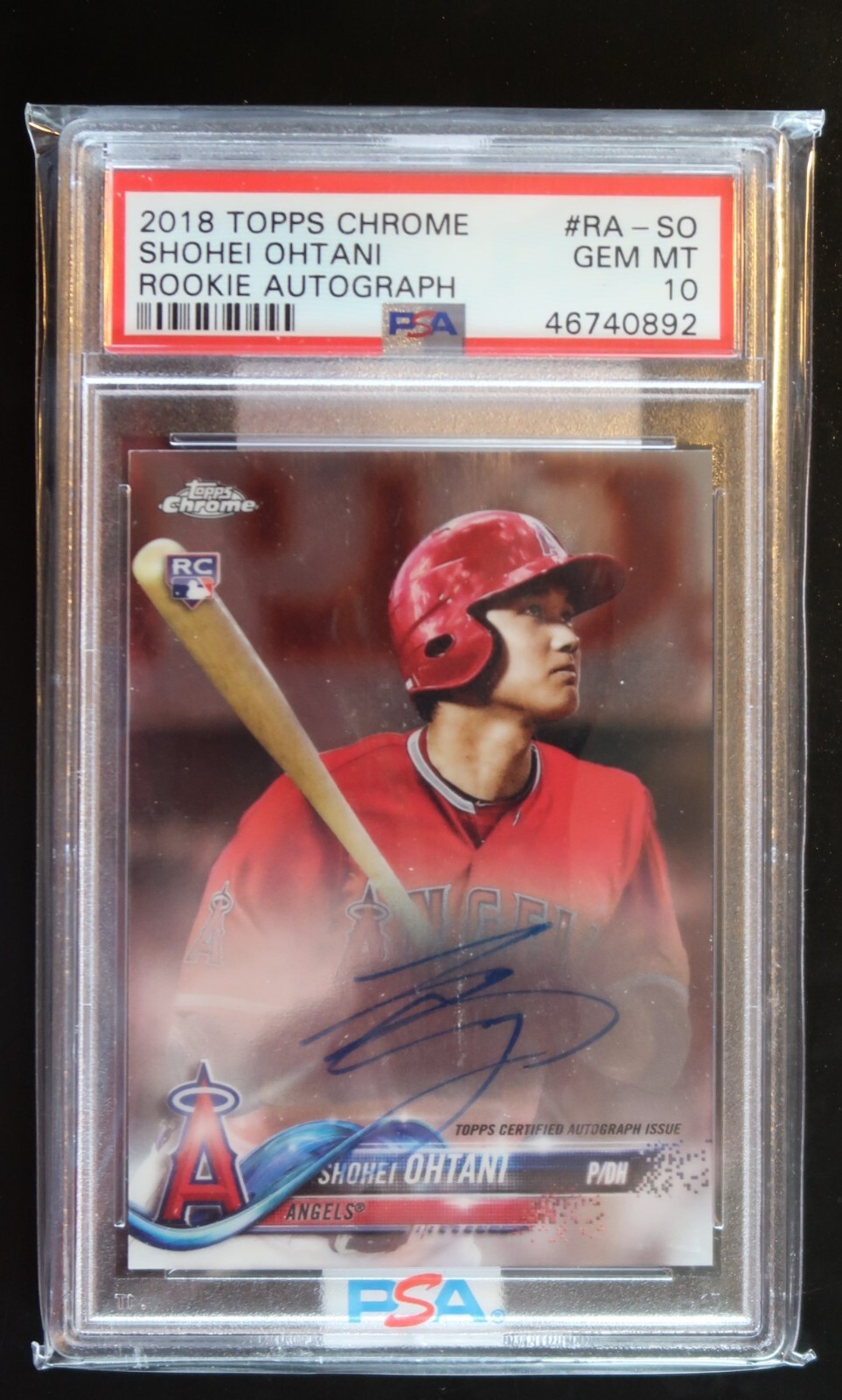 2018 Topps Chrome Shohei Ohtani PSA WBC（Shohei Ohtani 2018
