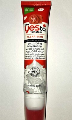 Yes To Tomatoes Detoxifying & Hydrating White Charcoal Peel-Off Mask 2 fl oz