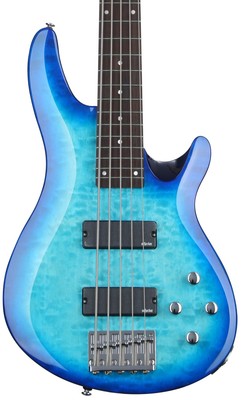Schecter C-5 Plus 5-string Bass Guitar - Ocean Blue Burst