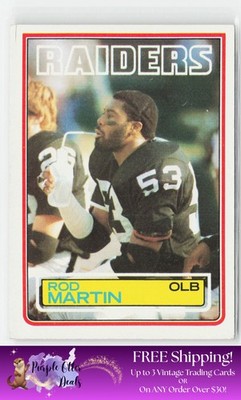 1983 Topps - Rod Martin #304 - Excellent