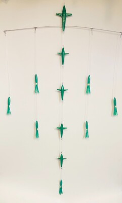 36'' Spreader Bar Fishing Green Frenzy Bar Floating Offshore Tuna Jones Lures