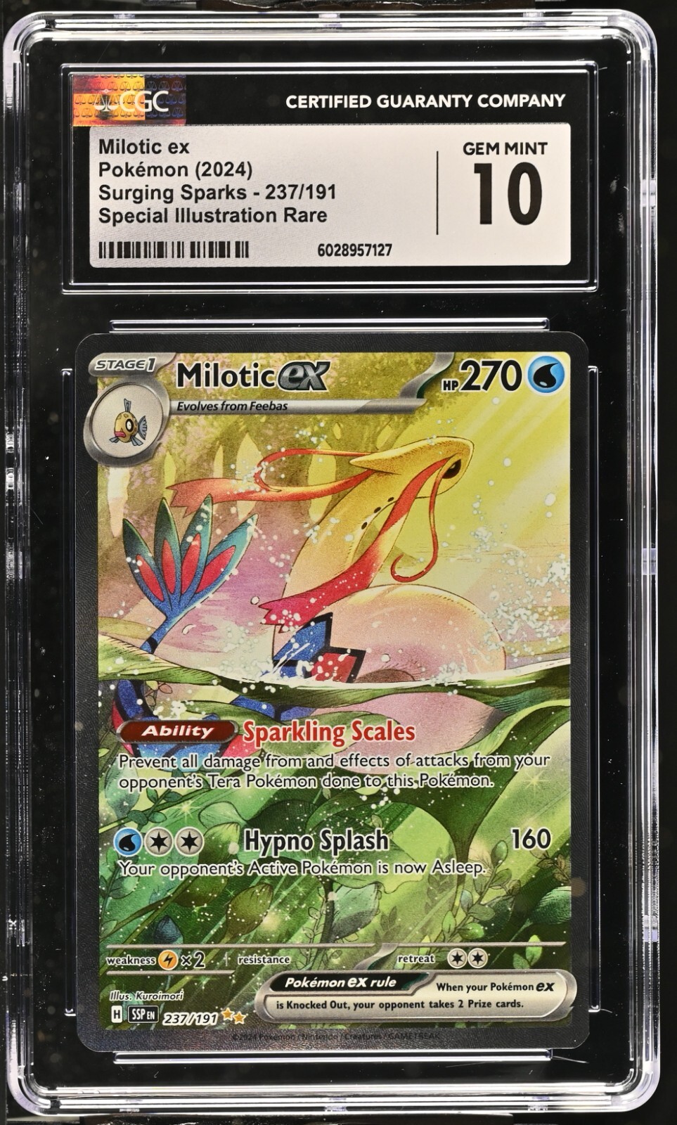 【CGC 10】キハダ sar CGC 10 Mischievous Pichu 214/S-P Sword & Shield Promo
