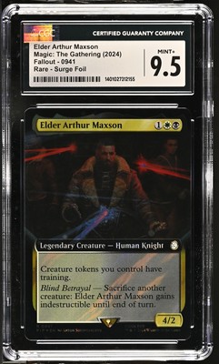 ELDER ARTHUR MAXSON Fallout Surge Foil Rare CGC 9.5 MTG EDH [Nostalgium]