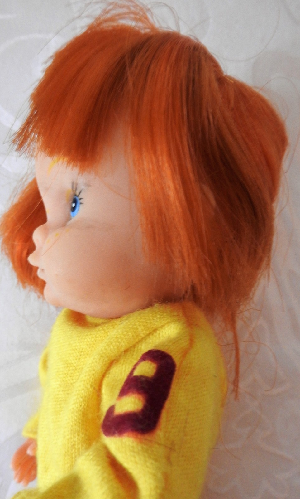 Vintage Red Haired  Doll Made in Hong Kong 7 3/4