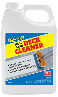 Non-Slip Deck Cleaner -washes away dirt from surfaces and prevents future stains