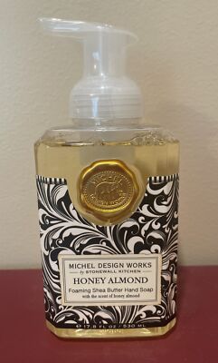 Michel Design Works Foaming Liquid Hand Soap Black Florentine Honey Almond - NEW