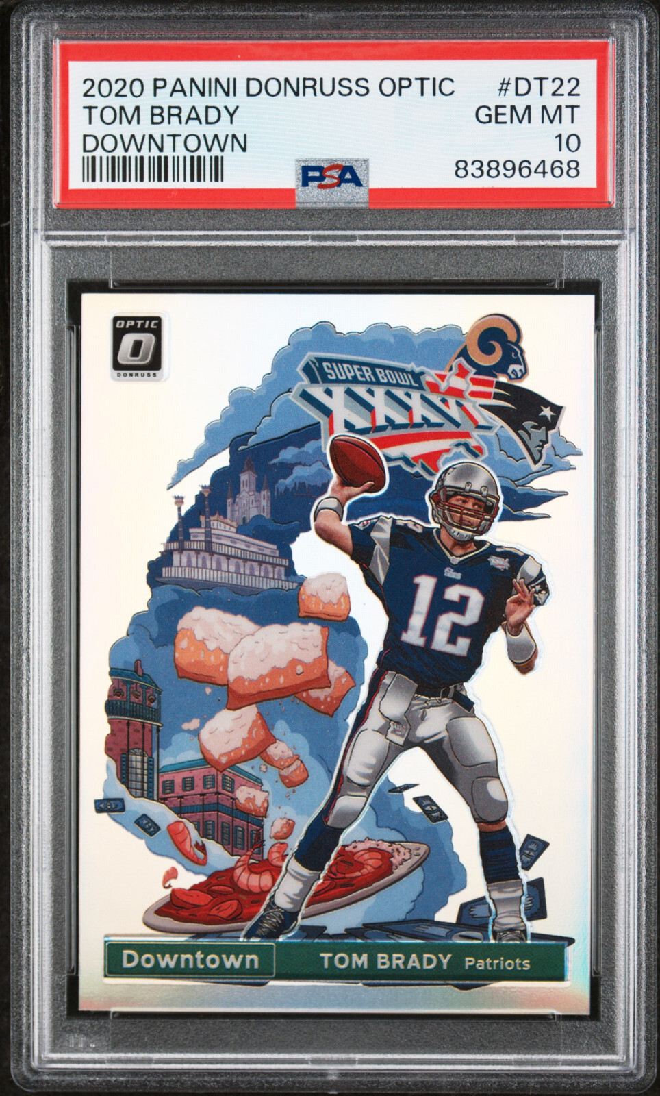 Tom Bradyサイン入り 2021 Panini Mosaic Tom Brady Reactive