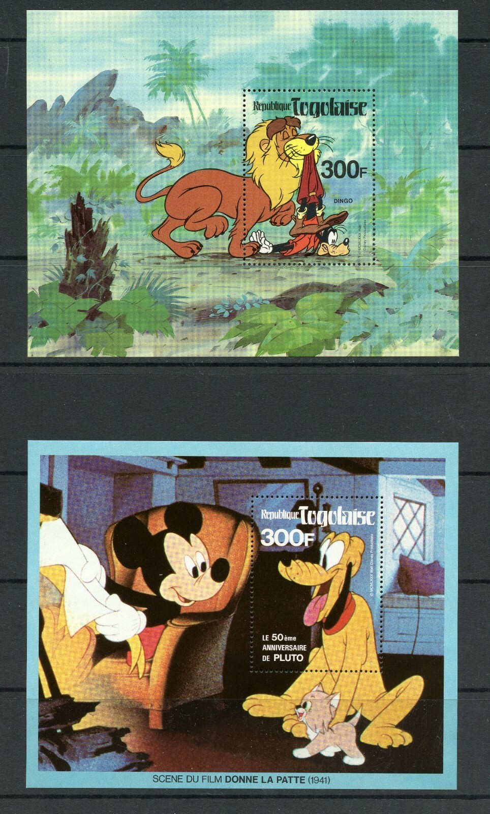 J387 Togo 1980 Disney Pluto & Goofy sheets MNH | eBay