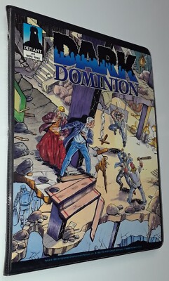 1993 DARK DOMINION Zero Issue Trading Card Binder Album Complete Inserts Defiant