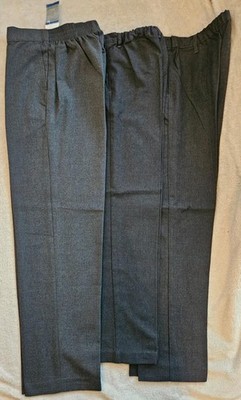 3x Boys Grey School Trousers Age 12 TU Sainsbury’s & Matalan Uniform Bundle