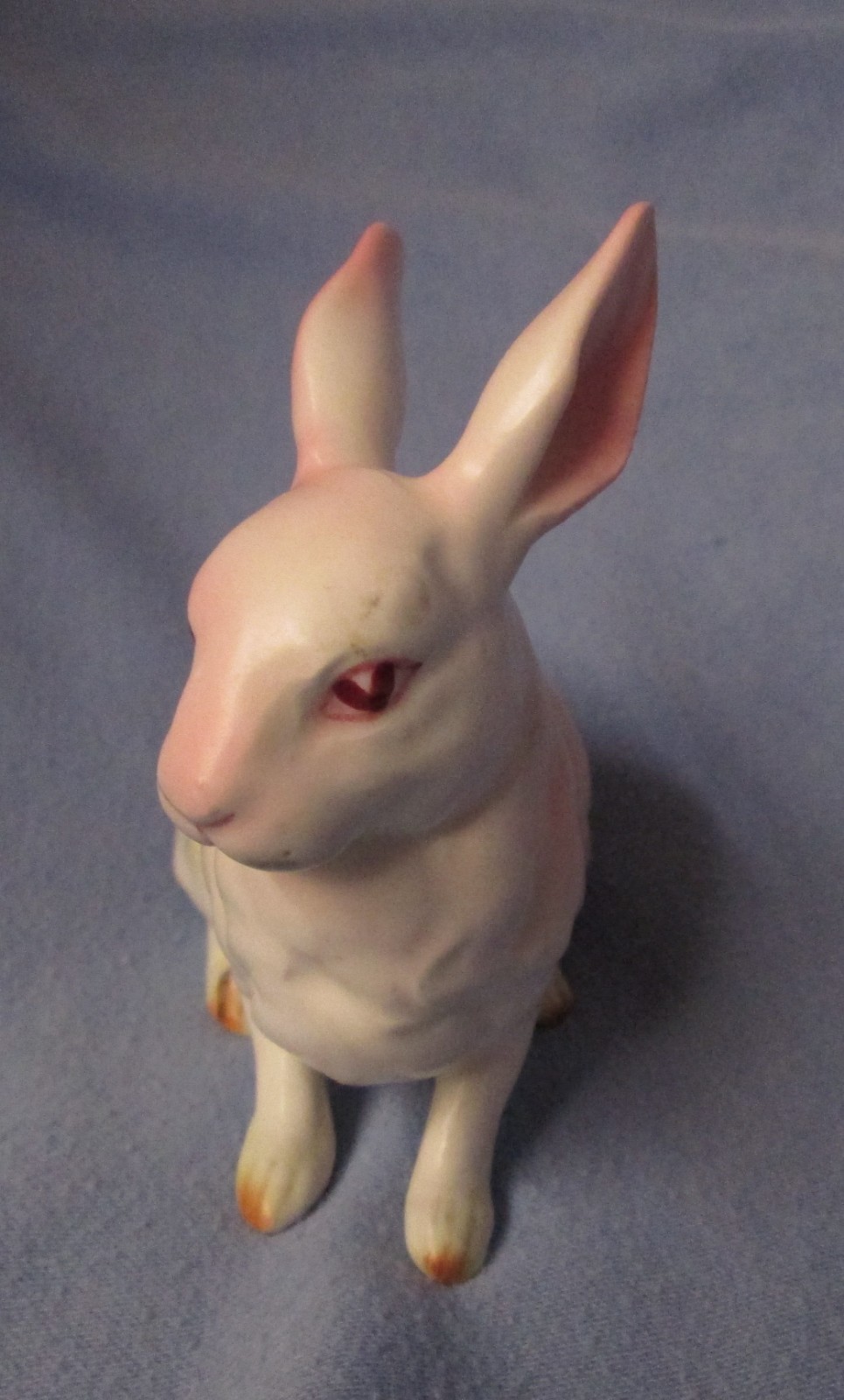 adorable vintage Lefton white bunny rabbit figurine H880  - Easter Spring decor