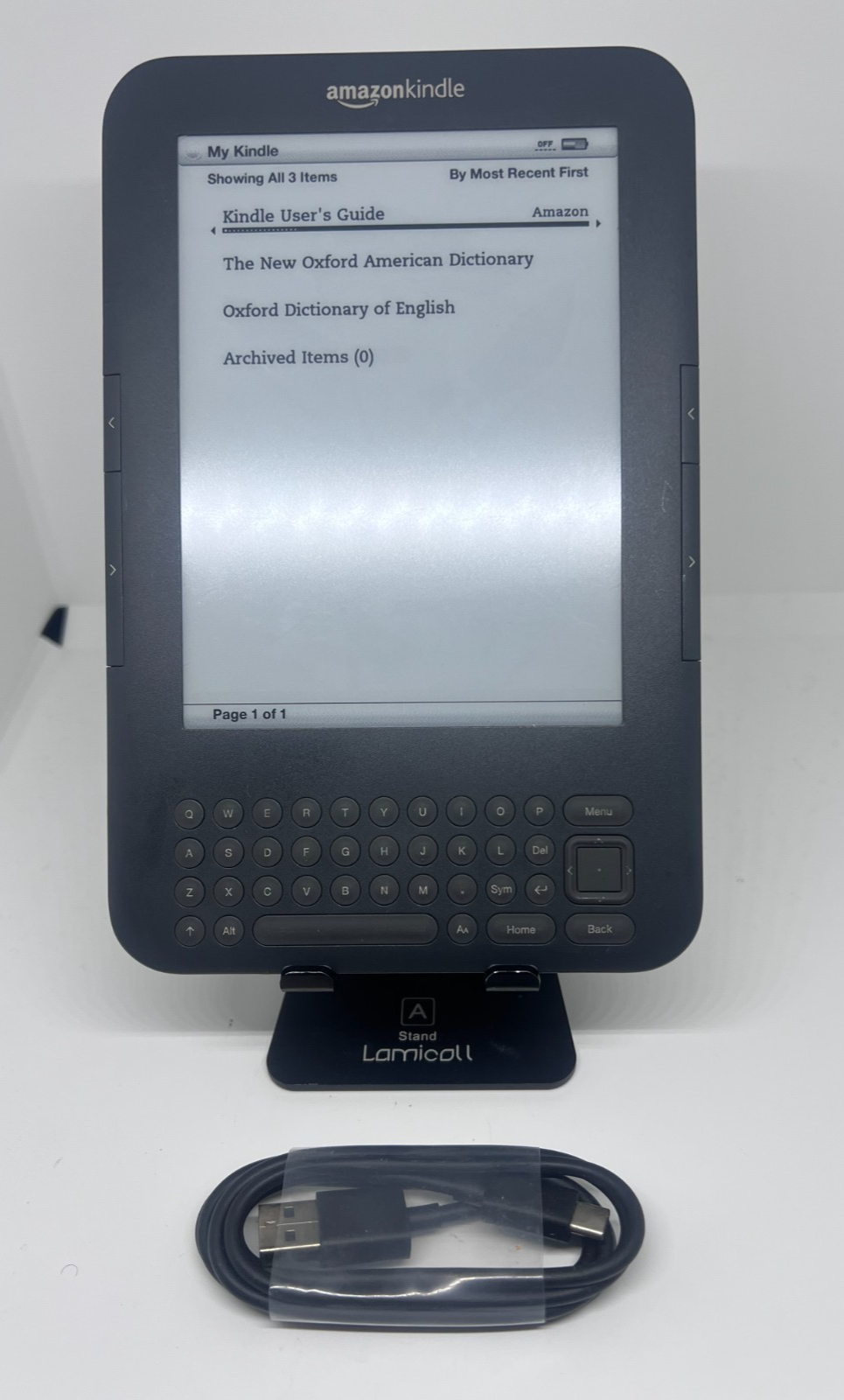 Amazon Kindleキーボード 第3世代D00901 ジャンク アマゾン キンドル