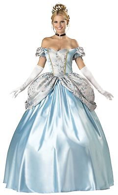 Cinderella Enchanted Princess Dress Gown Costume Disney Blue InCharacter 1053