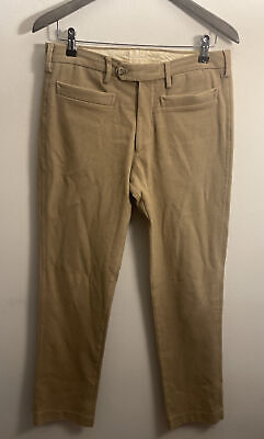 Vintage Prada Beige Front Pleat Straight Leg Trouser Pants Size Mens 46