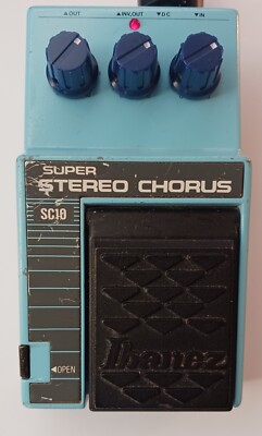 Ibanez SC10 Stereo Chorus Guitar Effect Pedal, 1980's Vintage Analog BBD Circuit
