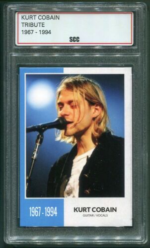 Custom Kurt Cobain 1967-1994 Tribute Trading Card