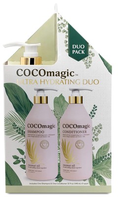CocoMagic Shampoo and Conditioner Duo - Infused with Coconut Oil & Botanical ...