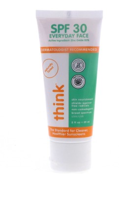 Think Thinksport EveryDay Face SPF30 Sunscreen, 2 oz 2 Pack