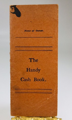 1898 Paine's Celery Compound Remedy Cash Book 1898 Calendar On Back P208