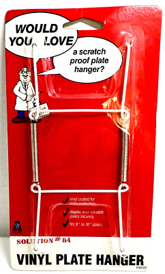 Vinyl Scratch Proof Plate Hanger Fits 8''-10'' Plates by Acme International