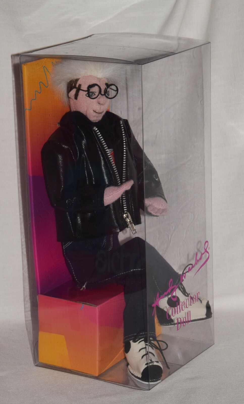 2000 OFFICIAL ANDY WARHOL COLLECTOR DOLL PLUSH CAMPBELL SOUP 12