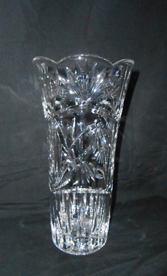 Royal Highlights by Princess House - 11.5'' Lead Crystal Flower Vase