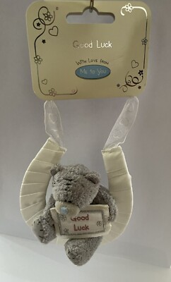 Me To You Tatty Teddy - Good Luck Horseshoe - For Bride Wedding Gift / Keepsake