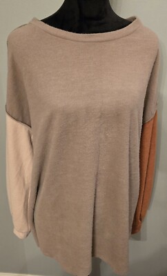 Bibi Boutique Long Sleeve Top Size XLarge (Xl)  Tri Colored