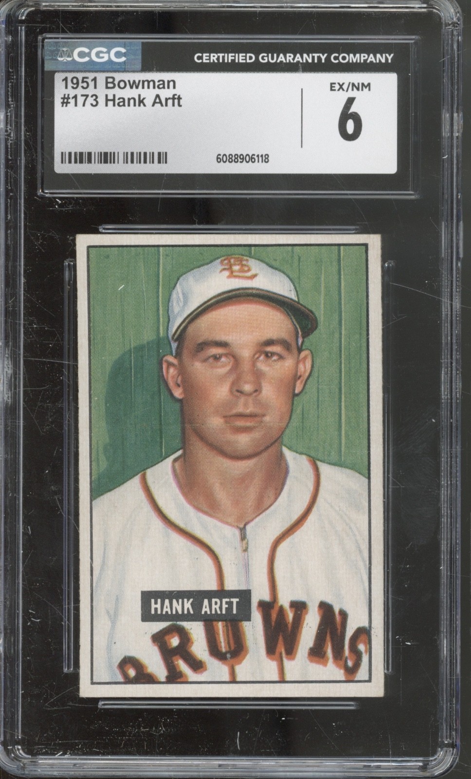 1951 Bowman Baseball Set-Break #173 Hank Art EX-NM CGC 6