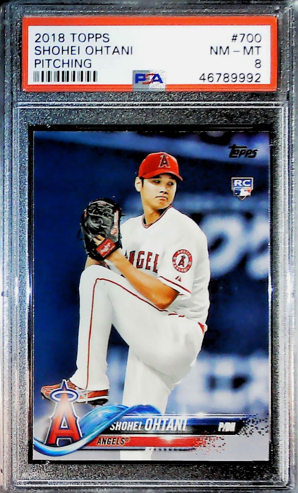 2018 TOPPS SERIES 2 #700 SHOHEI OHTANI ROOKIE CARD PSA 8 2018 TOPPS SERIES 2 #700 SHOHEI OHTANI ROOKIE CARD PSA 8