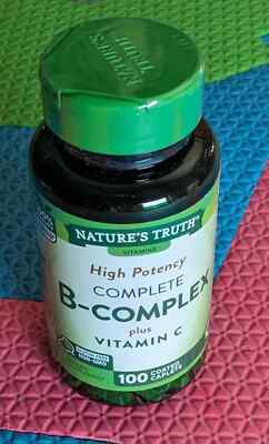 Nature's Truth Complete B-Complex Plus Vitamin C, High Potency, 100 ct