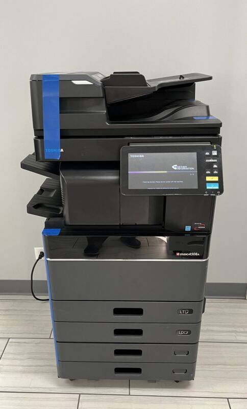 Toshiba E-Studio 4508A  A3 Mono BW Laser Copier Printer Scanner MFP 45 ppm  