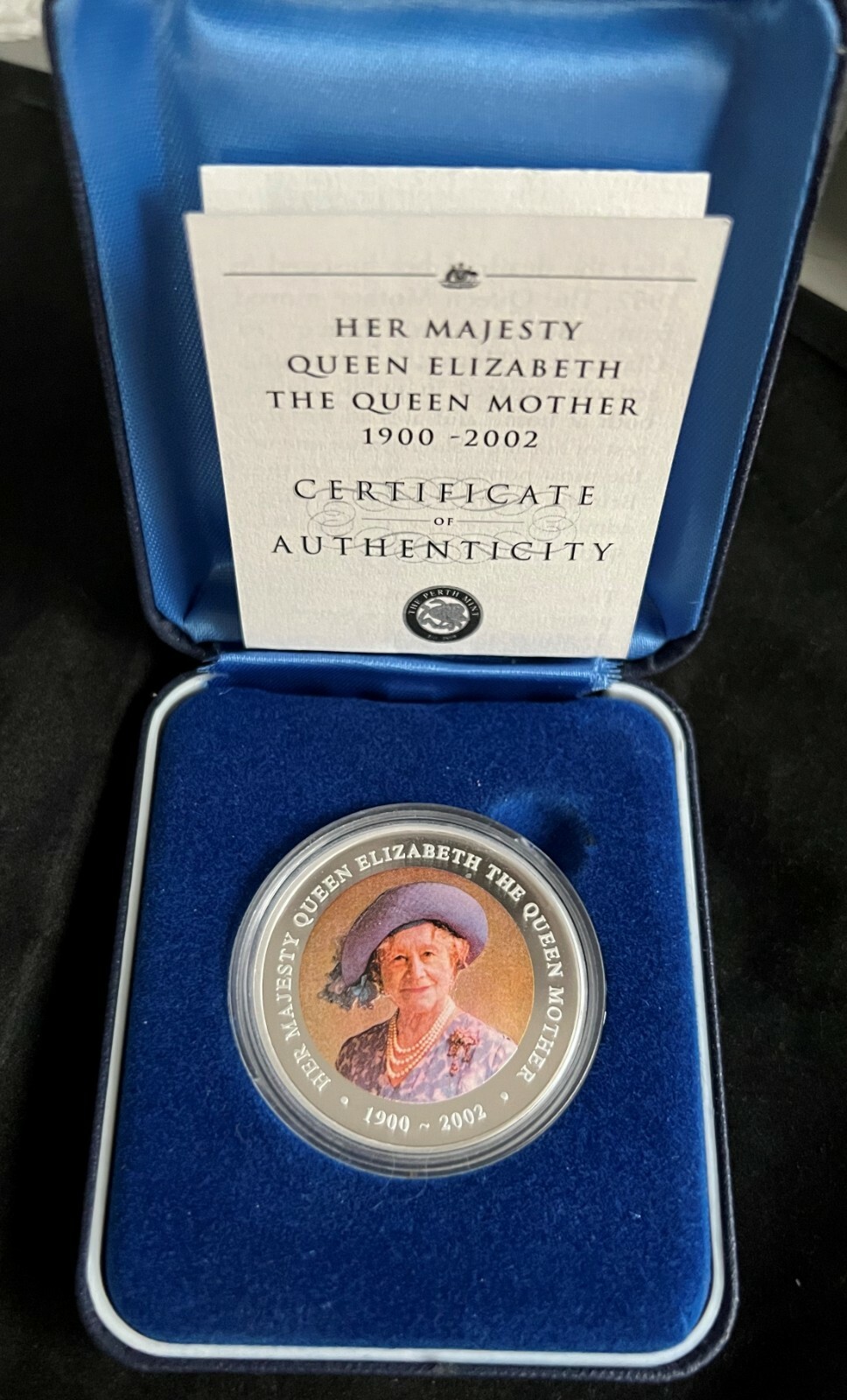 2002 Cook Islands $1 (NZD) One Dollar Silver Queen Elizabeth