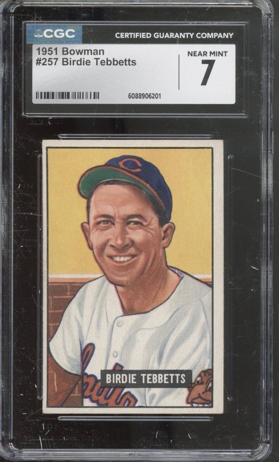 1951 Bowman Baseball Set-Break #257 Birdie Tebbets RC Rookie NM CGC 7