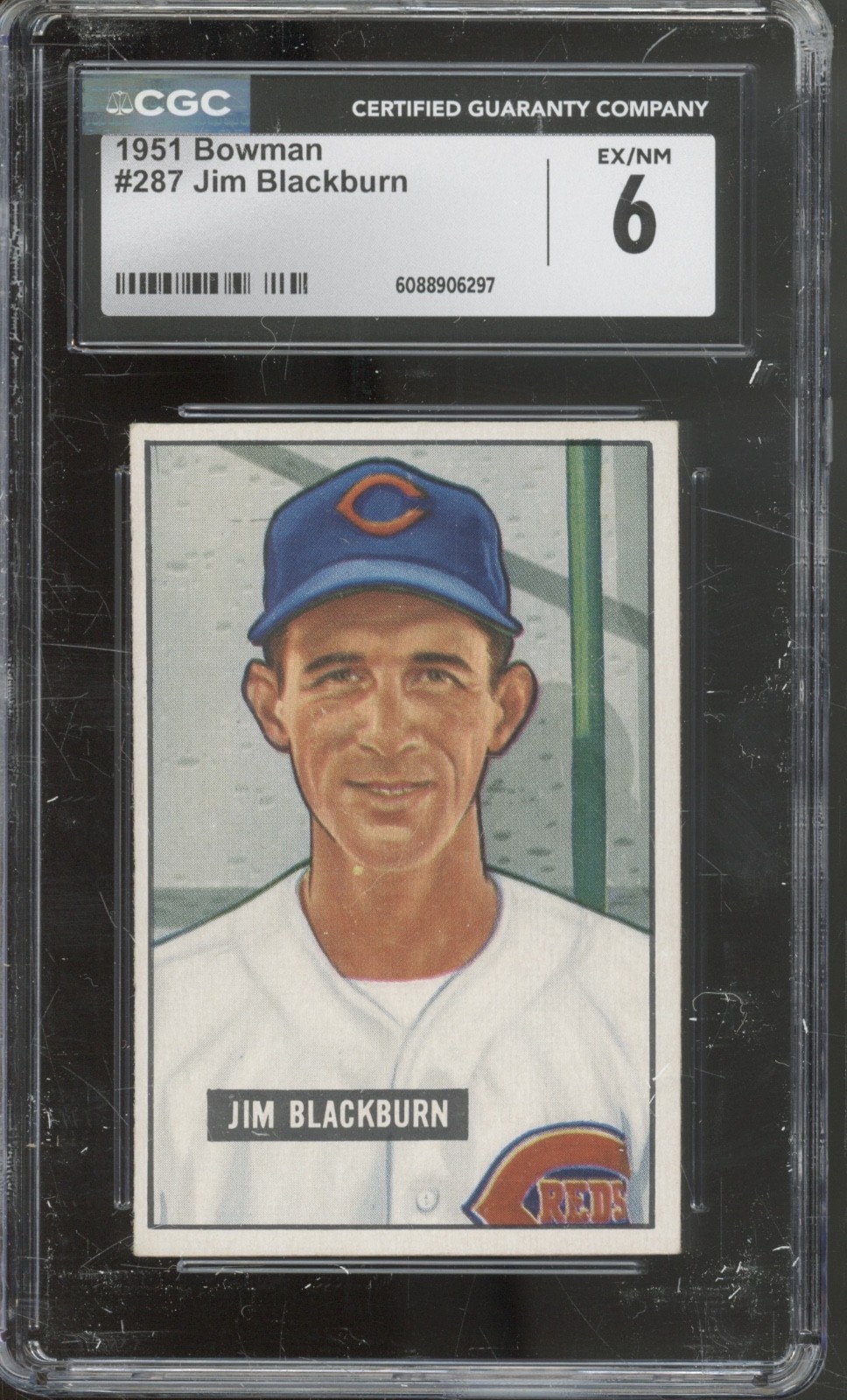 1951 Bowman Baseball Set-Break #287 Jim Blackburn EX-NM CGC 6