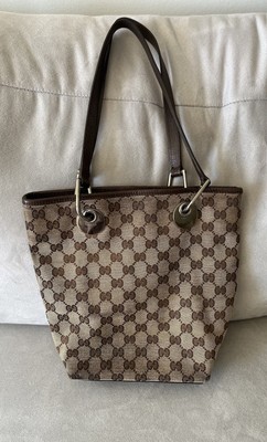 Authentic GUCCI GG Monogram Mini Leather ''ECLIPSE'' Tote Bag  120840 002404