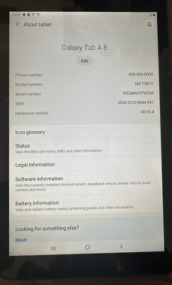 Samsung Galaxy Tab A8 SM-X200 32GB, LTE, 8.0'' - Gray