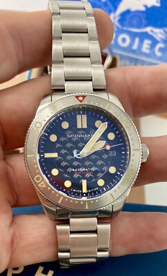 Spinnaker Croft Mid-Size Automatic Dolphin Project Ocean Black Limited Edition