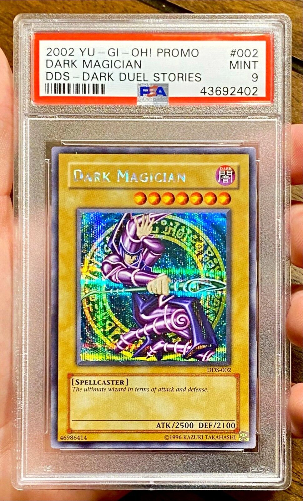 2002 Yugioh Dark Duel Stories Promo DARK MAGICIAN DDS-002 2002 Yugioh Dark Duel Stories Promo DARK MAGICIAN DDS-002