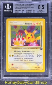 新品本物 ポケモン ブラック スター プロモ00誕生日ピカチュウbgs 8 5q ベビーquad Holofoil 通販 Conquistaremcasa Com Br