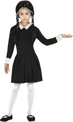 FIESTAS GUIRCA   Gothic Girl Fancy Dress Costume for Children - Dress for Girls 