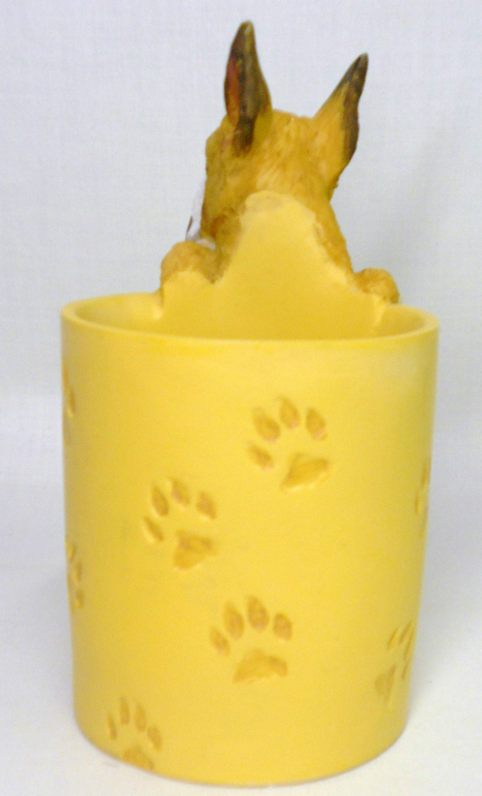 Fawn Boxer Dog Pen Pencil Utility Holder Desk Top Organizer Boxer Collectable