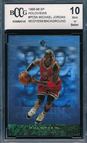 Lot of 5 * 1997 MICHAEL JORDAN FLEER Z-FORCE 23K GOLD CARD GRADED