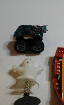 ASSORTED TOYS Lot Of 4 Small Figures And Figurines SCREWDRIVER MAN Boat GHOST +