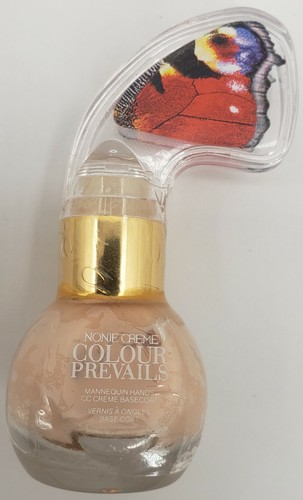 Nonie Creme Colour Prevails Mannequin Hands Creme Basecoat Nail Polish .32 fl oz